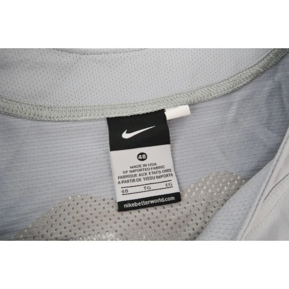 Nike Oklahoma Sooners Baseball Jersey Gray Size‎ 48 Length +2 Player Worn Issued